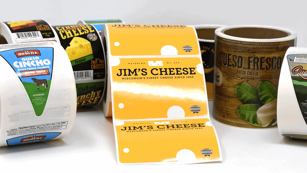 Custom label sheets