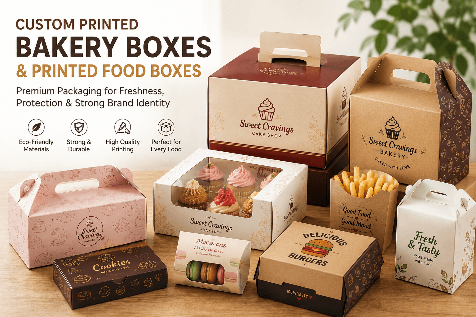 Custom Printed Bakery Boxes