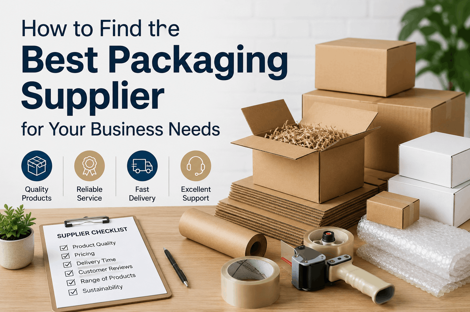How to Find the Best Packaging Supplier for Your Business Needs
