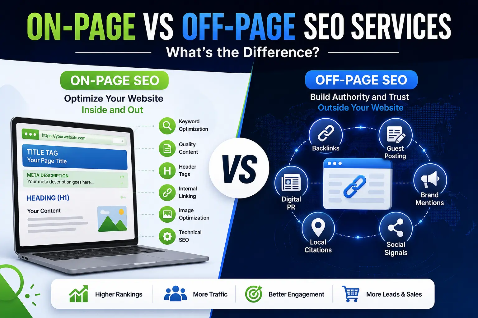 On-Page vs Off-Page SEO
