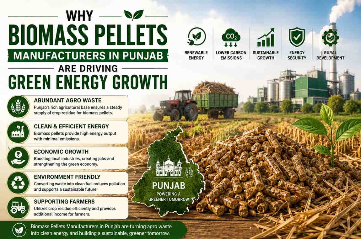 biomass pellets manufacturers in punjab​