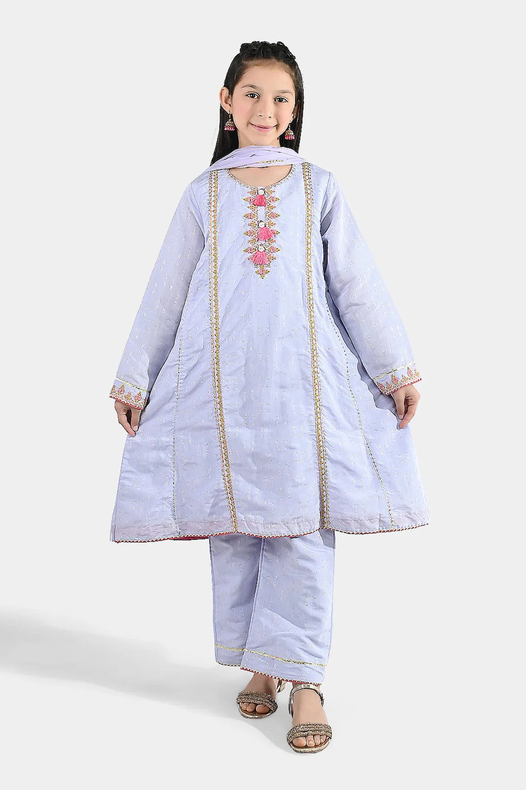 Embroidered Elegance: Pakistani Party Wear Dresses for Girls