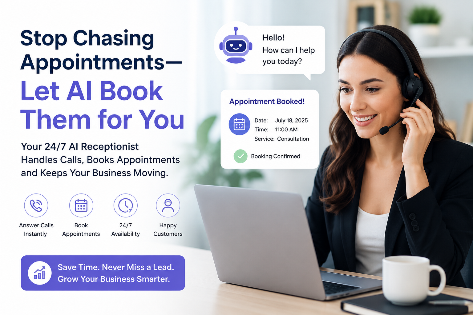 Hello22ai-receptionist-appointment-booking