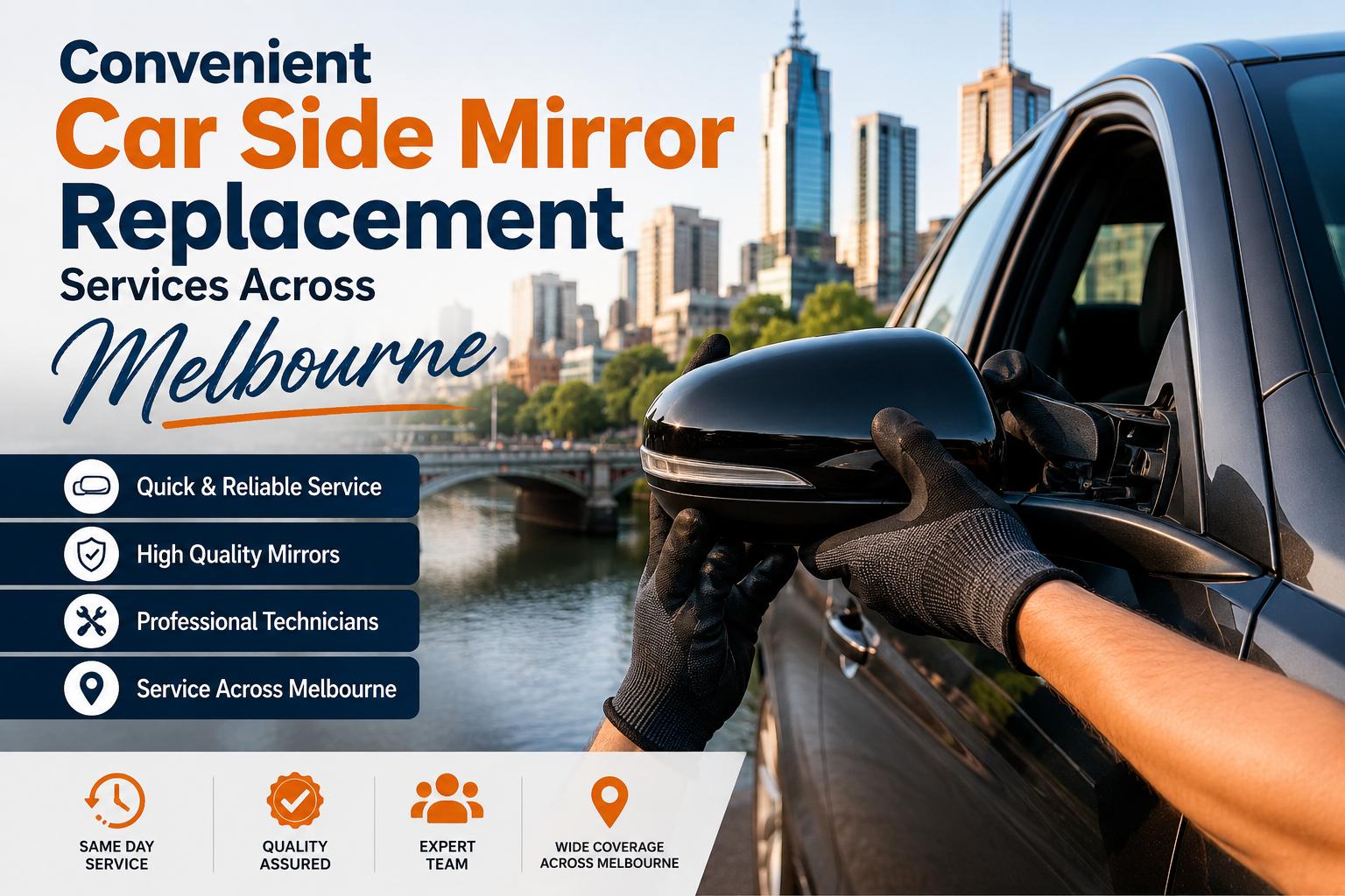 Car side mirror replacement services in Melbourne