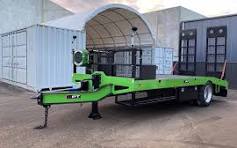 single axle plant trailer