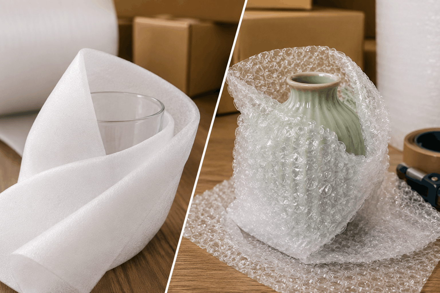 Foam Wrap vs Bubble Wrap Which Protects Fragile Items Best