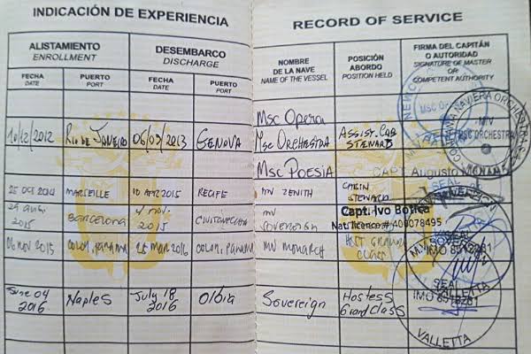 Seaman Discharge book