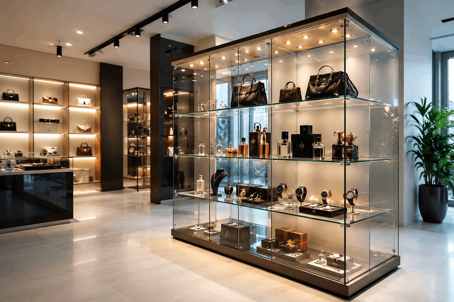 Why Are Modern Retailers Ditching Bulky Cabinets for Frameless Display Cabinets