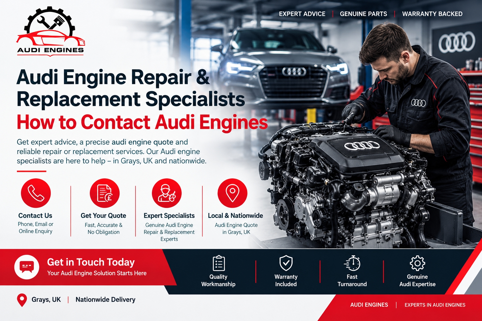audi engine repair and replacement specialists