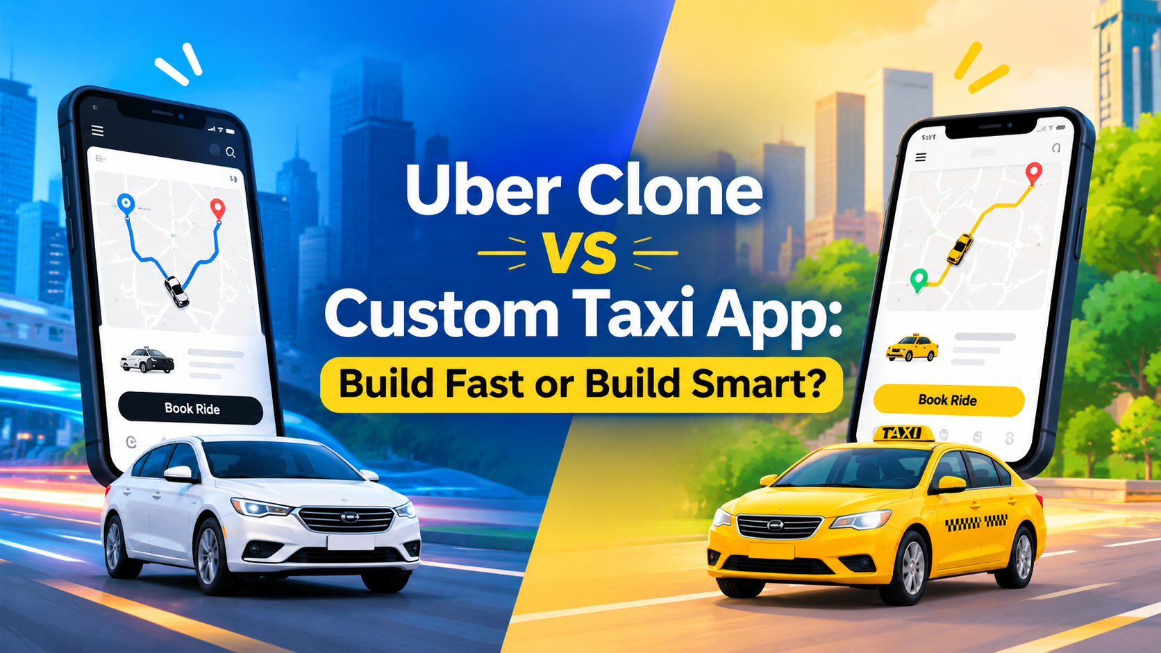 Uber Clone vs Custom Taxi App