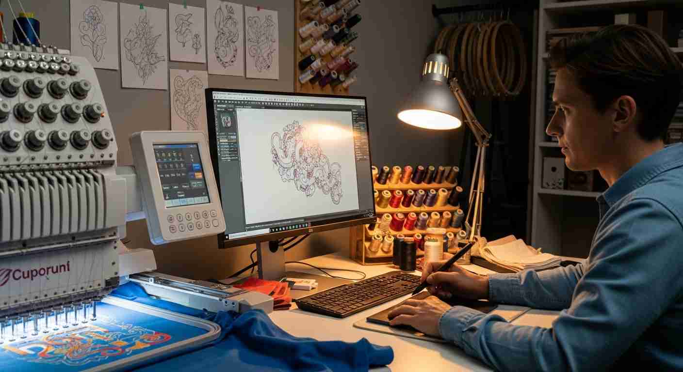 Logo Into Professional Embroidery